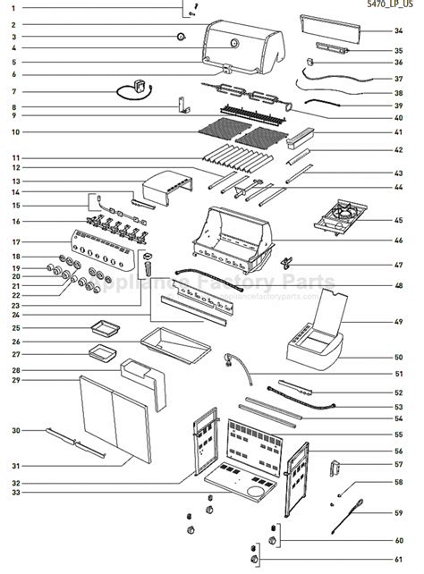 weber summit gas grill replacement parts|weber summit 470 parts diagram.